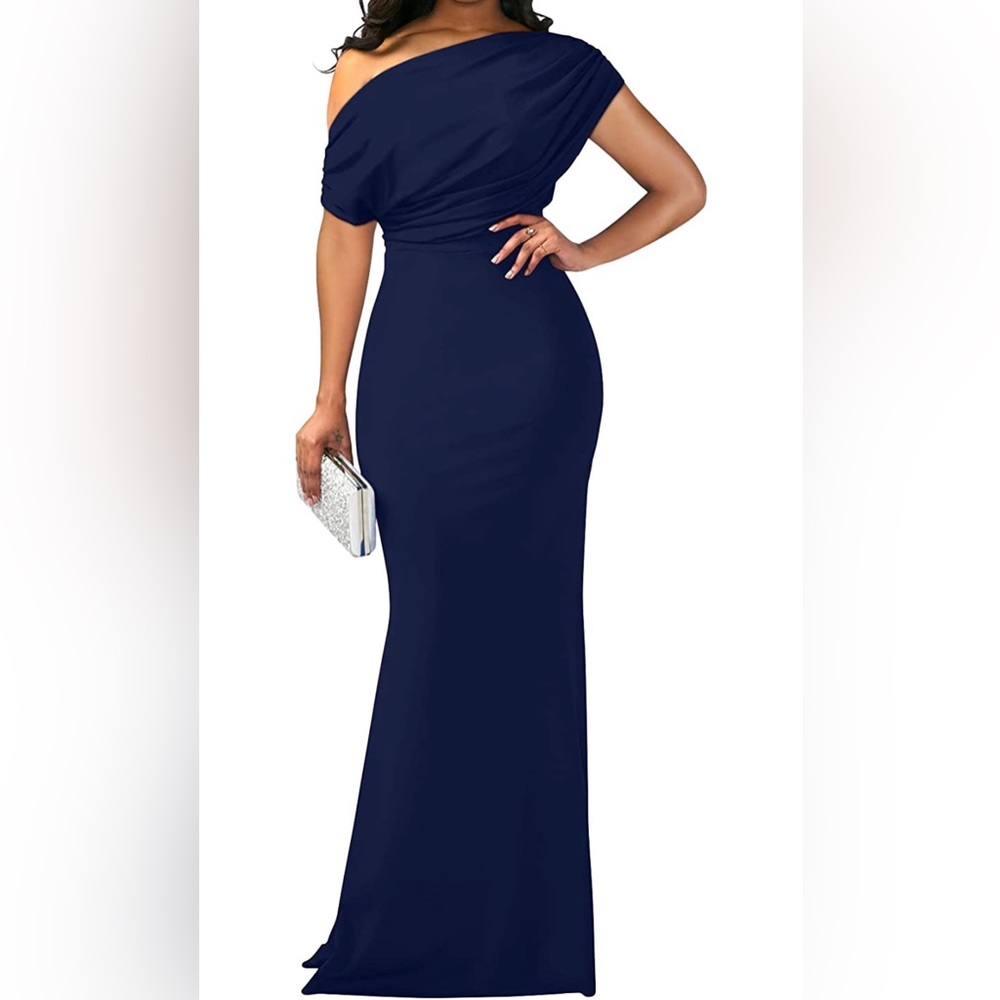 Off Shoulder Long Formal Dress
